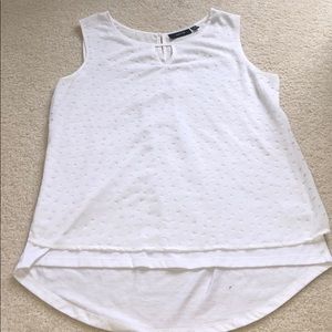 White Layered Tank Top